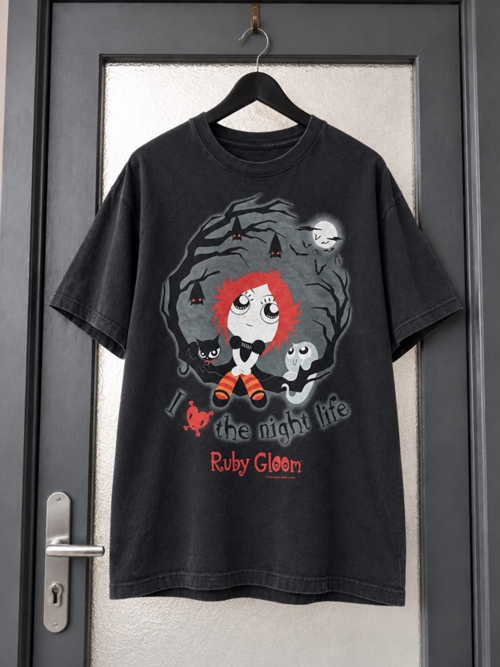 Ruby Gloom I Love The Night Life Cute Halloween Black T-Shirt